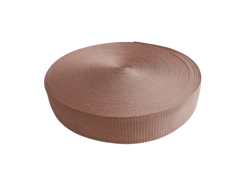 Tragband pp 25 mm / 1,3 mm schmutziges Rosa 221 50 lm