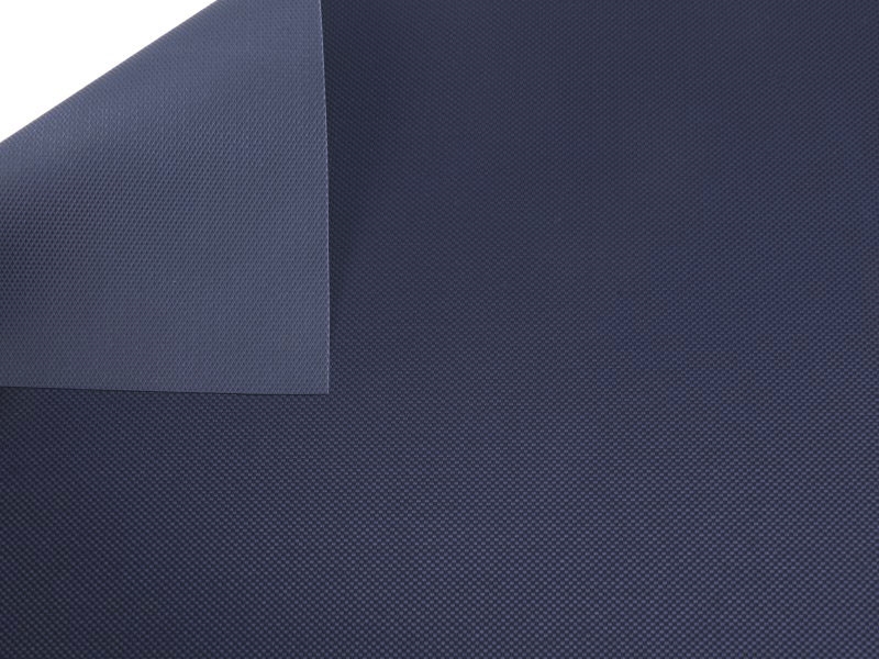 POLYESTER FABRIC 420D PVC-D COVERED NAVY BLUE 058 150 CM 50 MB