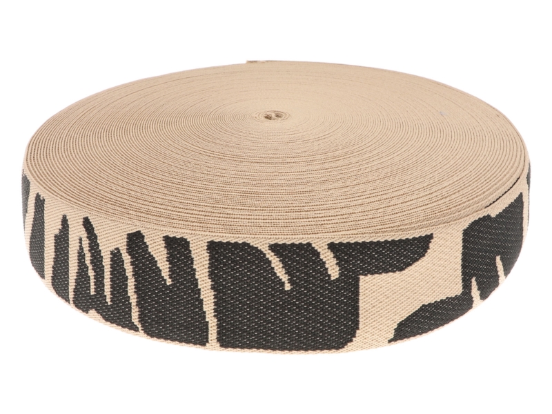 Polycotton tragband 38 mm/1,6 mm (+/-5%) stone Braun 50 yd
