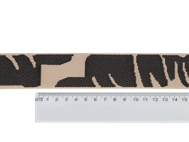 Polycotton tragband 38 mm/1,6 mm (+/-5%) stone Braun 50 yd