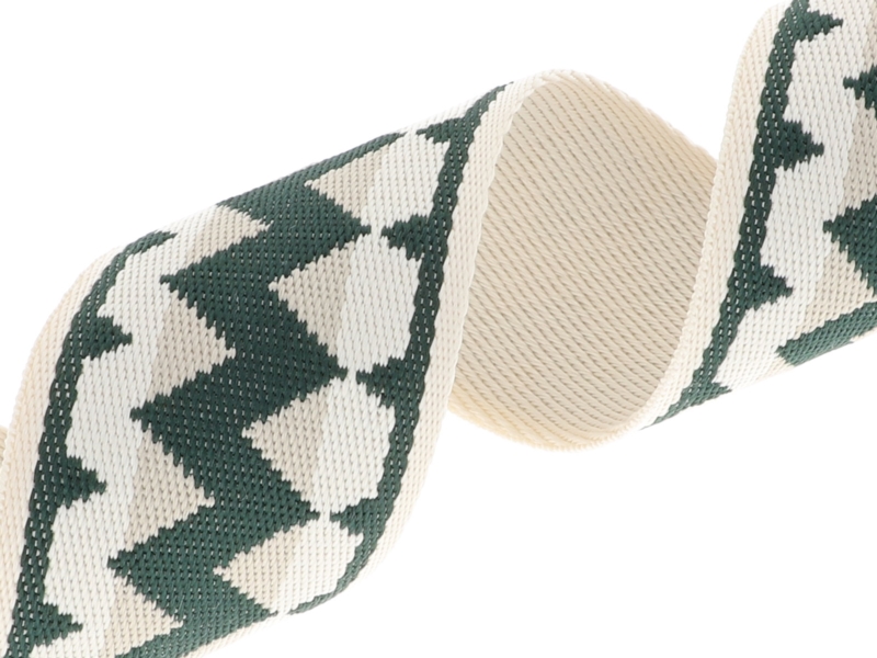Polycotton popruh 50 mm/1,55 mm (+/-5%) chevron 50 yd