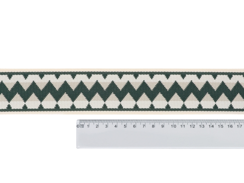 Polycotton popruh 50 mm/1,55 mm (+/-5%) chevron 50 yd