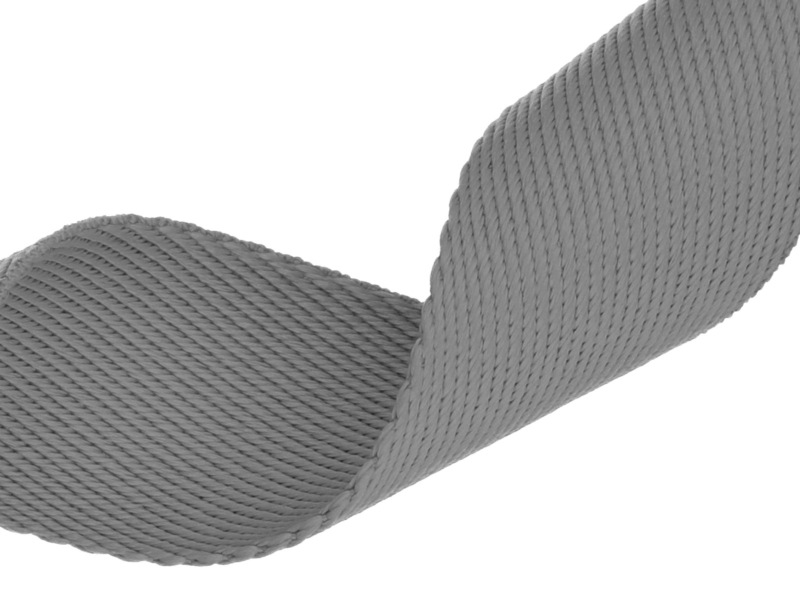Taśma nośna polycotton 1,6 mm szary