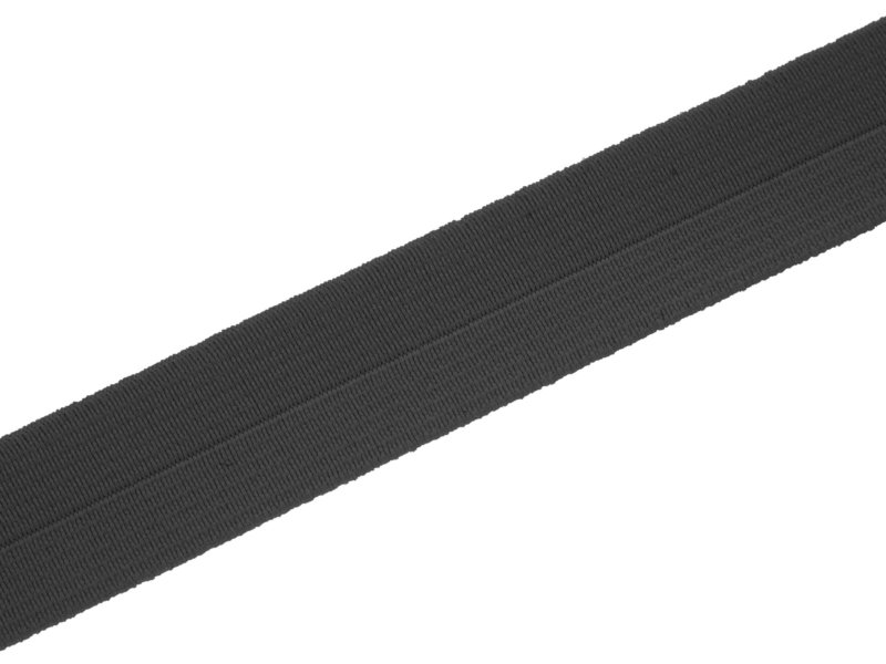 Fold-over elastic 23 mm /1,10 mm dark grey (156)