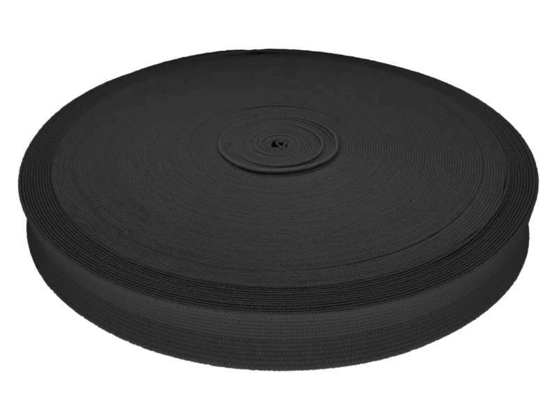 Fold-over elastic 23 mm /1,10 mm dark grey (156)