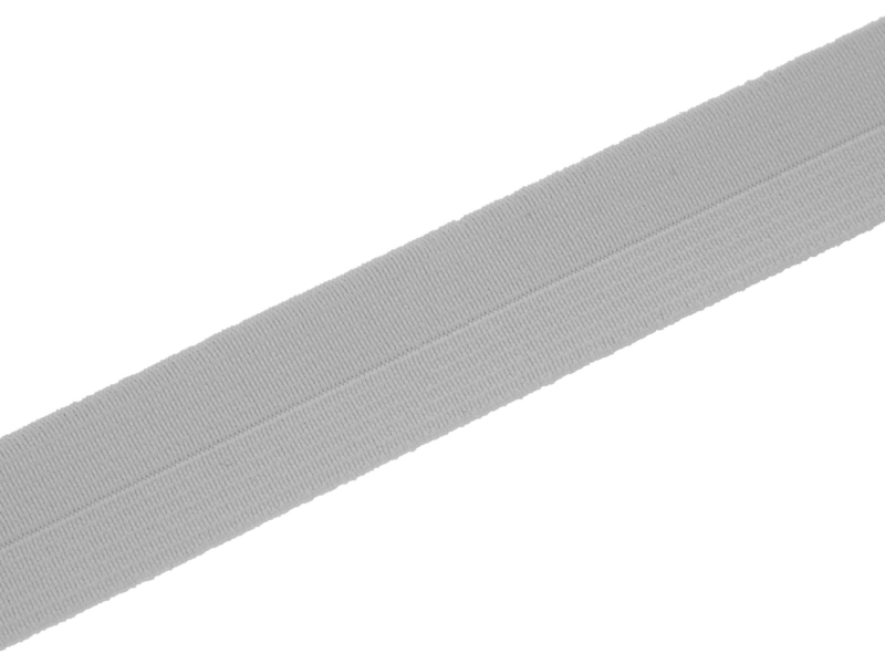Fold-over elastic 23 mm /1,10 mm light grey (336)