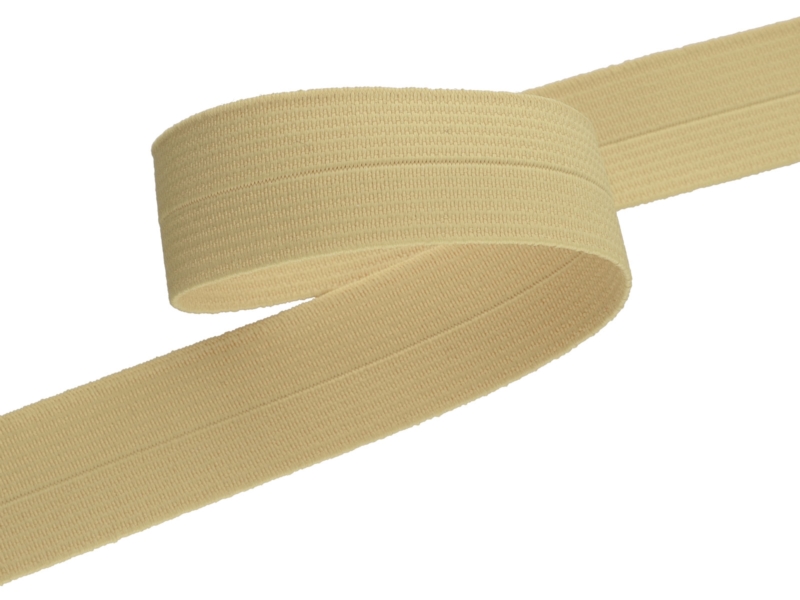 Fold-over elastic 23 mm/1,10 mm light beige (101)