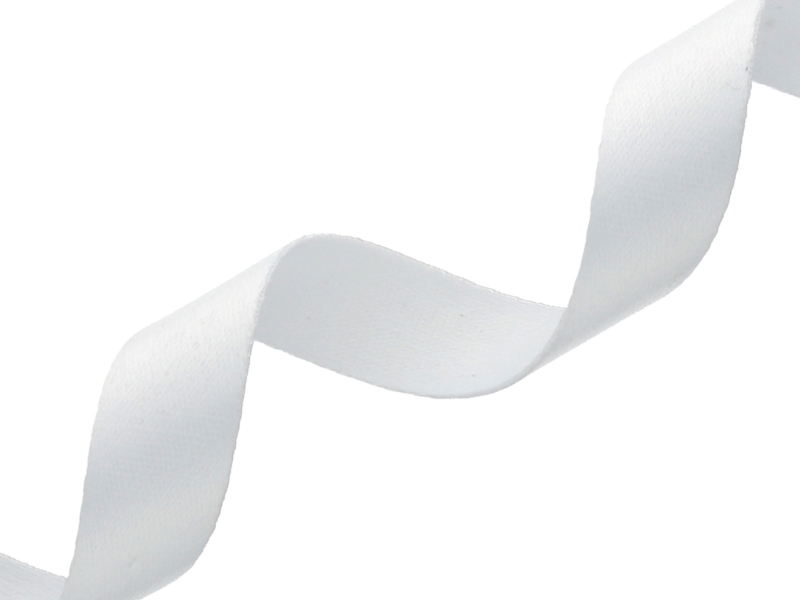 Lanyard tape 15 mm white 501 pes 50 mb