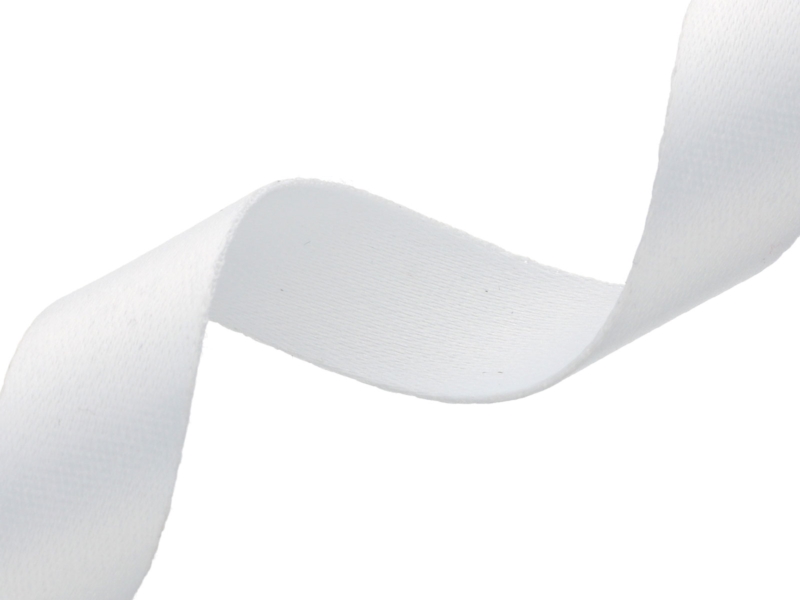 Lanyard tape 20 mm white 501 pes 50 mb