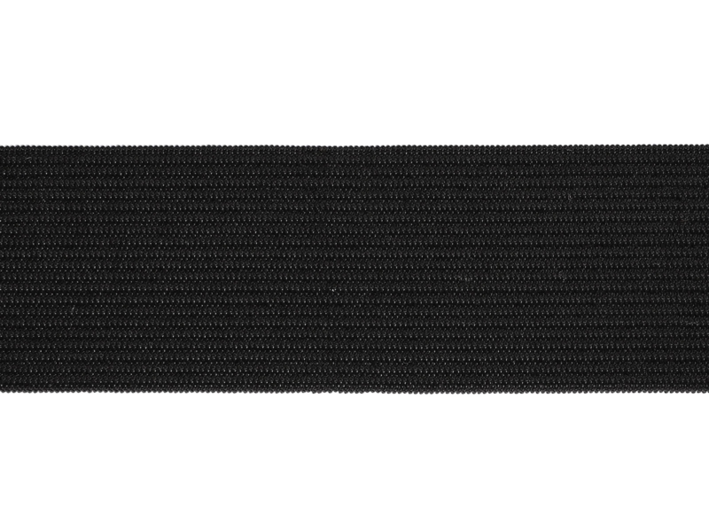 Pruženka hladká pletená 45 mm (580) černá polyester 25 m Pruženka hladká pletená 45 mm (580) černá polyester 25 m