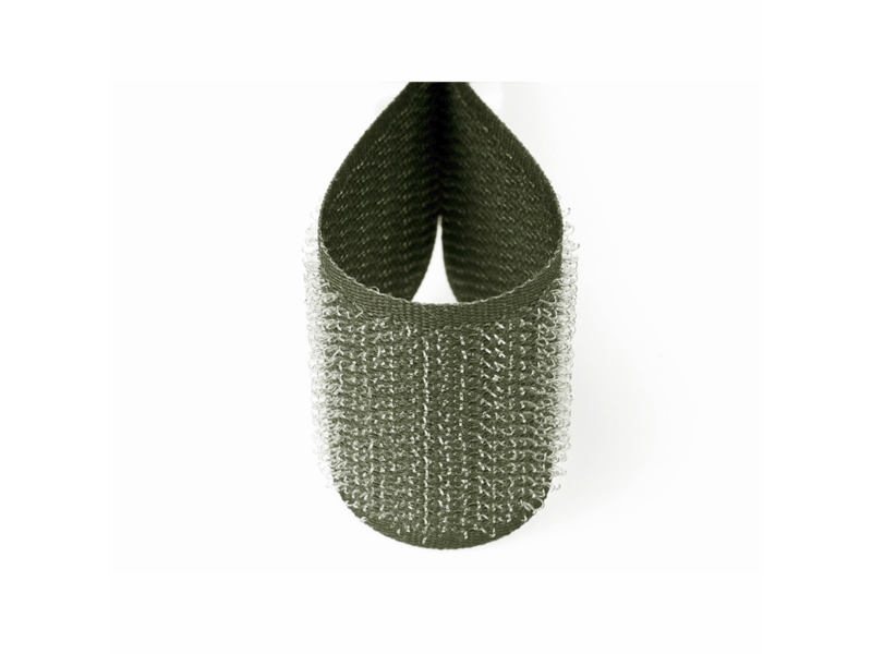 Taśma rzep oliwkowy 305 pes/nylon haczyk