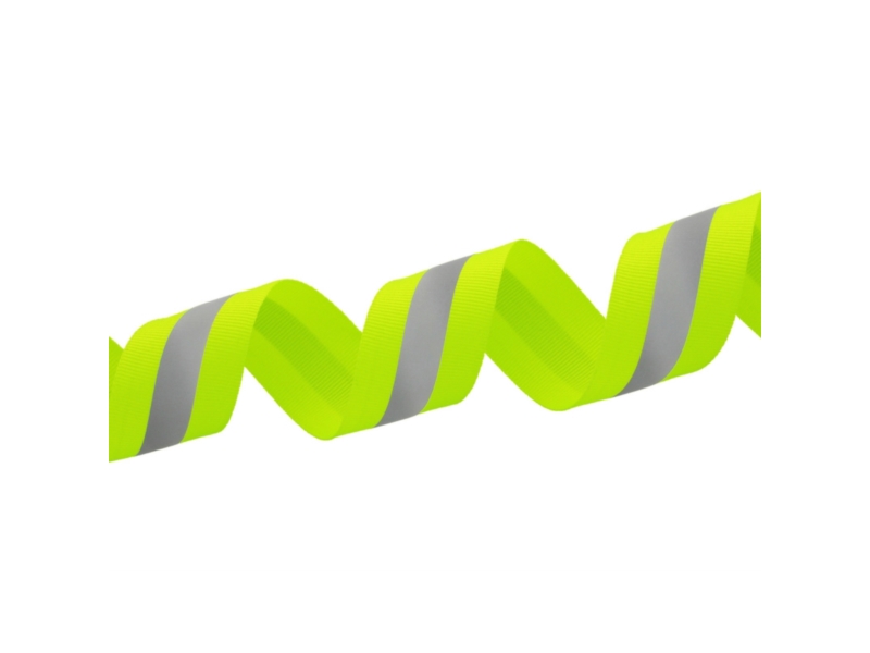 Taśma z odblaskiem 30 mm/10 mm (1003) neon limonka