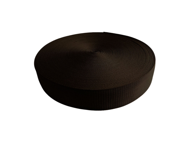 Webbing pp 30 mm / 1,1 mm dark brown 141 50 mb EKO