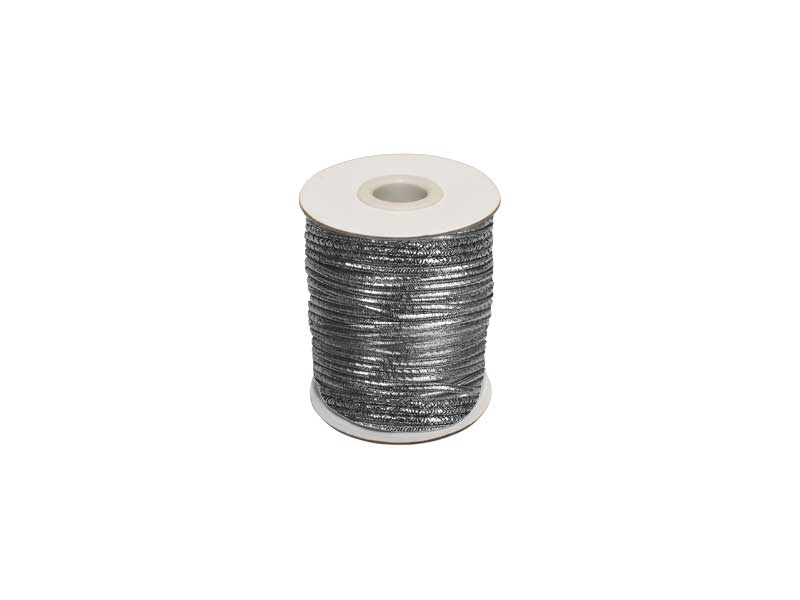 Pruženka 1,5 mm stříbrný polyester 100 m