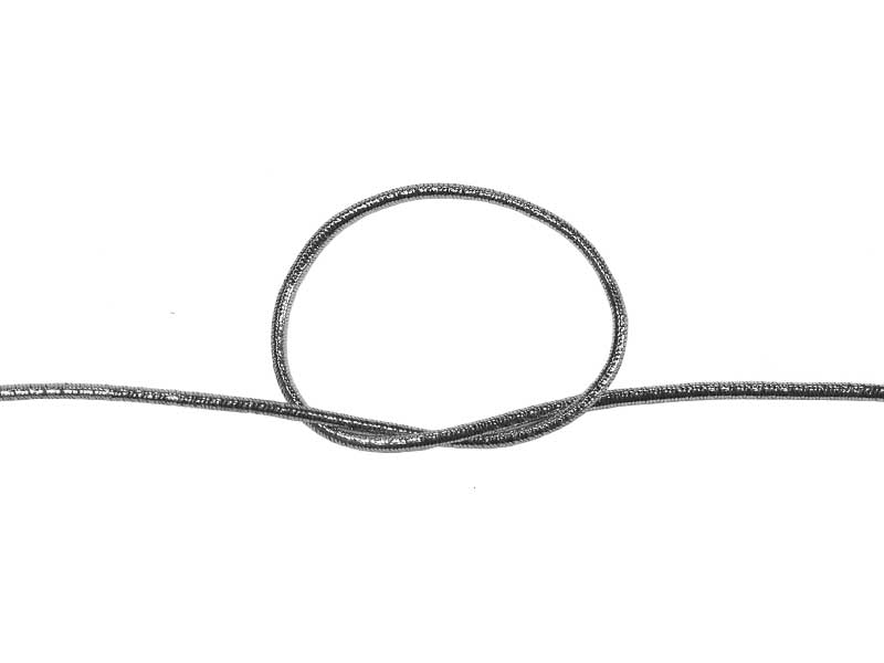 Pruženka 1,5 mm stříbrný polyester 100 m
