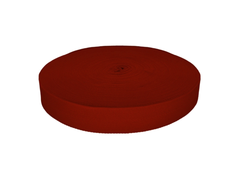 Herringbone twill tape 30 mm/0,8 mm brick-red (850)