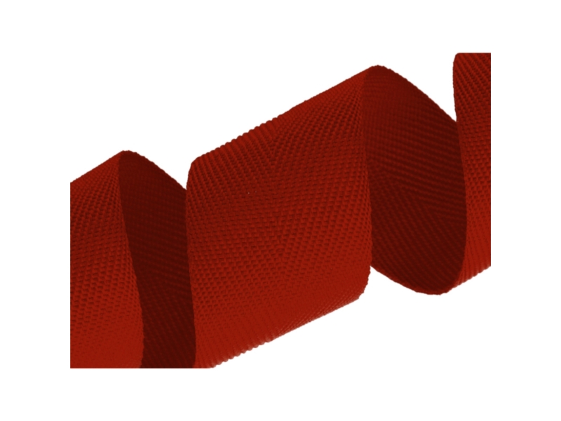 Herringbone twill tape 30 mm/0,8 mm brick-red (850)