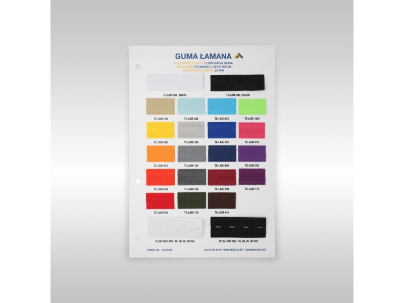 Faltgummi Katalog