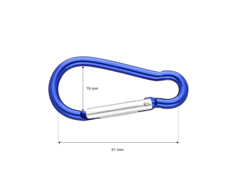 CARABINER SNAP HOOK 50   MM   2093-0101 NAVY BLUE