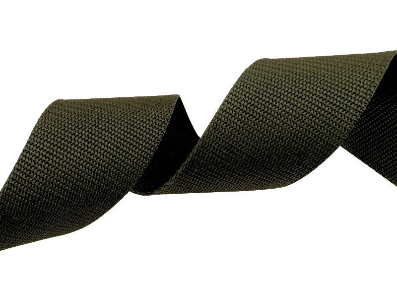 Webbing pp 30 mm / 1,1 mm olive 305 50 mb EKO