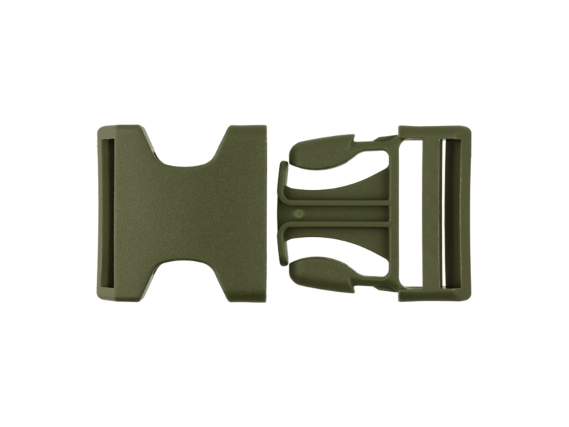 Plastová svorka 40 mm khaki 100 ks
