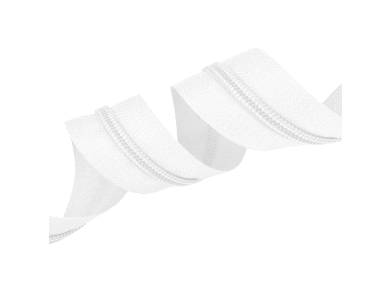 NYLON ZIPPER TAPE 8 (501) WHITE 22    G/M