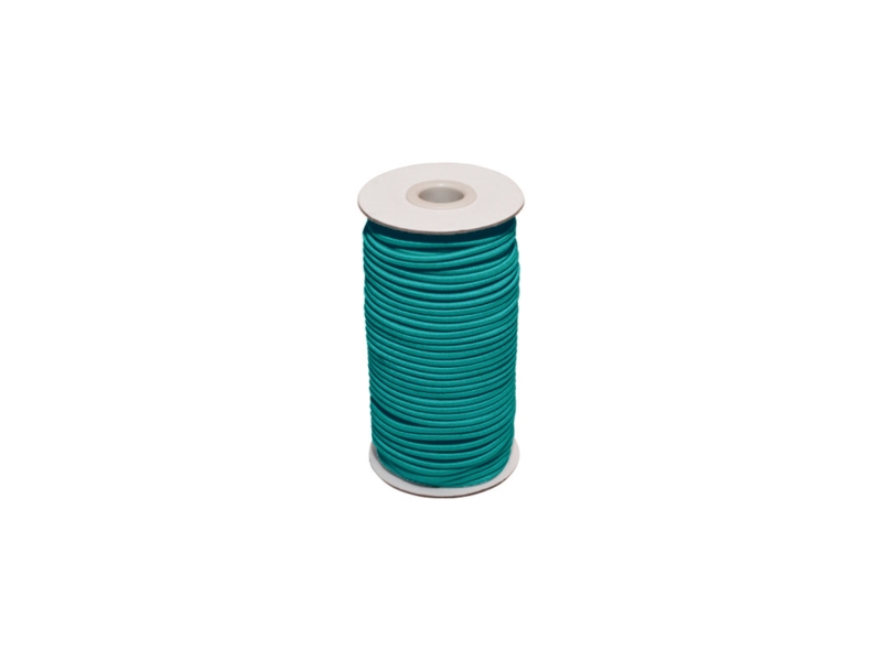 Elastic cord 3 mm turquoise 549 polyester 50 mb Elastic cord 3 mm turquoise 549 polyester 50 mb