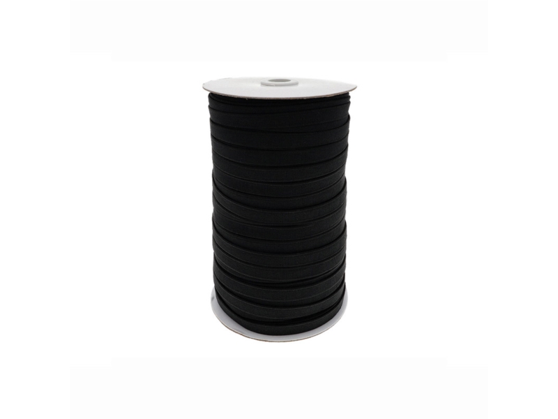 ELASTISCHER BAND FLACH GEWEBTE 10 MM (580) SCHWARZ POLYESTER 50 LM ELASTISCHER BAND FLACH GEWEBTE 10 MM (580) SCHWARZ POLYESTER 50 LM