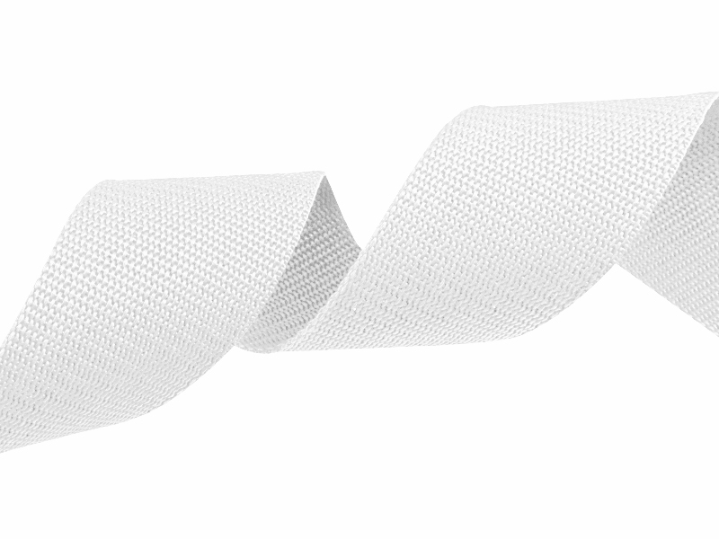 Taśma nośna polipropylenowa 25 mm / 1,3 mm biała (501) - drugi gatunek Taśma nośna polipropylenowa 25 mm / 1,3 mm biała (501) - drugi gatunek