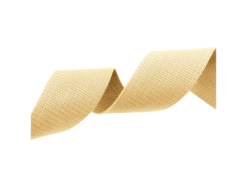 Webbing pp 25 mm / 1,3 mm beige 122 50 mb Webbing pp 25 mm / 1,3 mm beige 122 50 mb