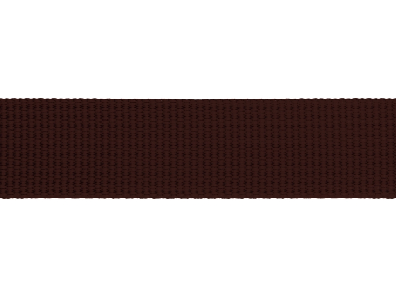 TRAGBAND 20 MM DUNKELBRAUN 50 LM