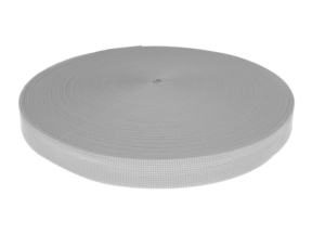 Rypsová stuha 30 mm světle šedá (336)