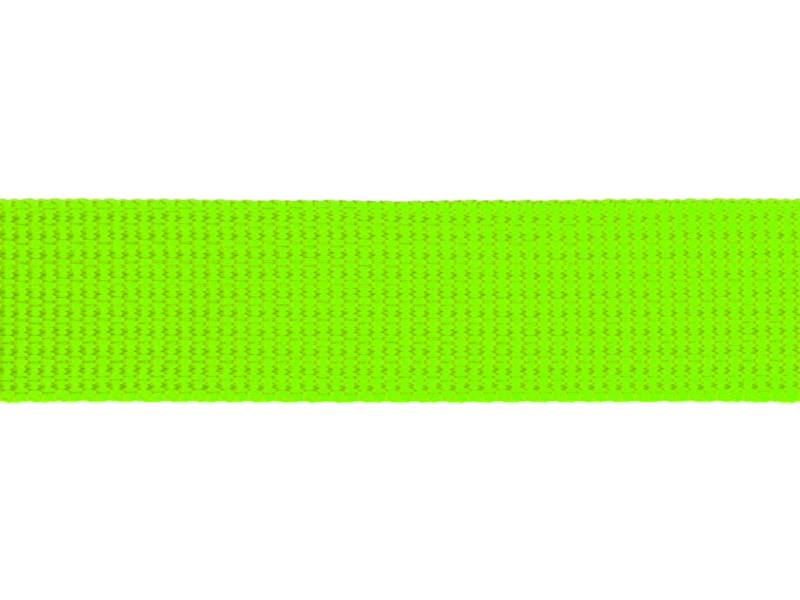 Taśma nośna rypsowa 20 mm żółta neon