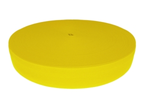 Rypsová stuha 40 mm žlutá (504)