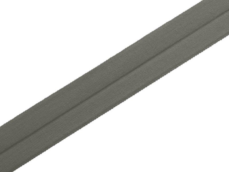 Fold-over elastic 20 mm /0,65 mm&nbspdark grey (134)