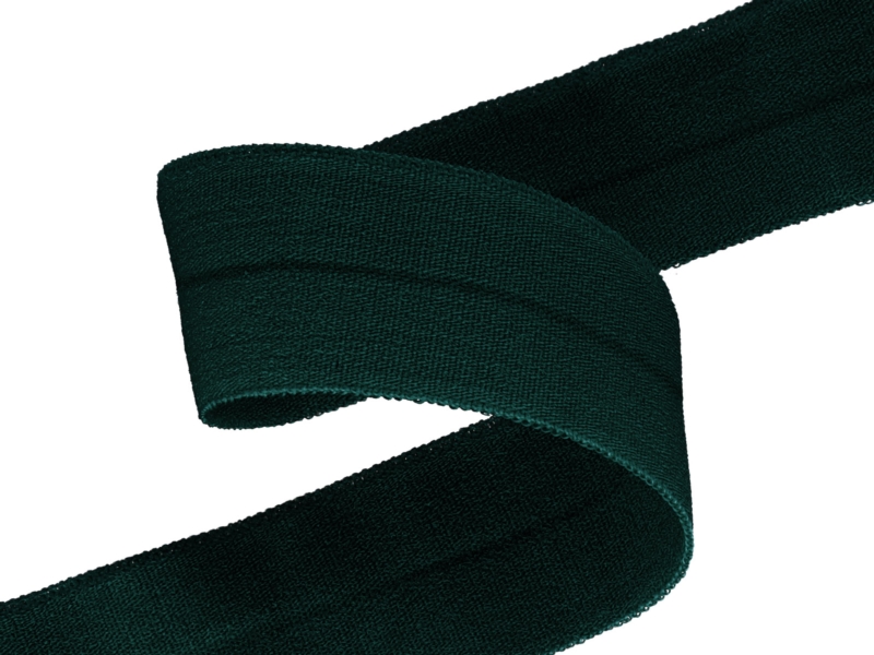 Fold-over elastic 20 mm /0,65 mm dark green (017)