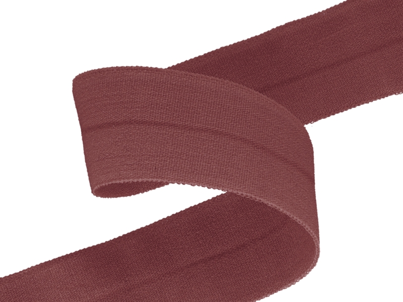 Fold-over elastic 20 mm /0,65 mm burgundy (048)