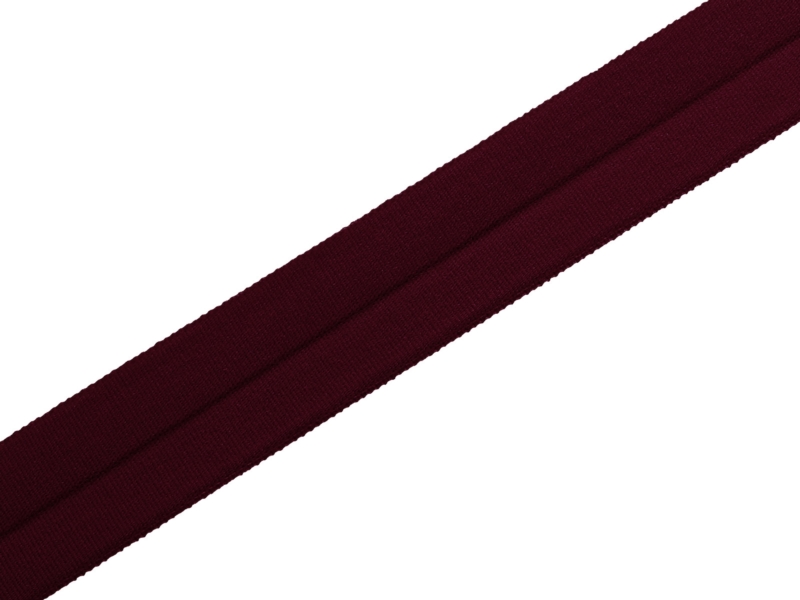 Fold-over elastic 20 mm /0,65 mm burgundy (174)