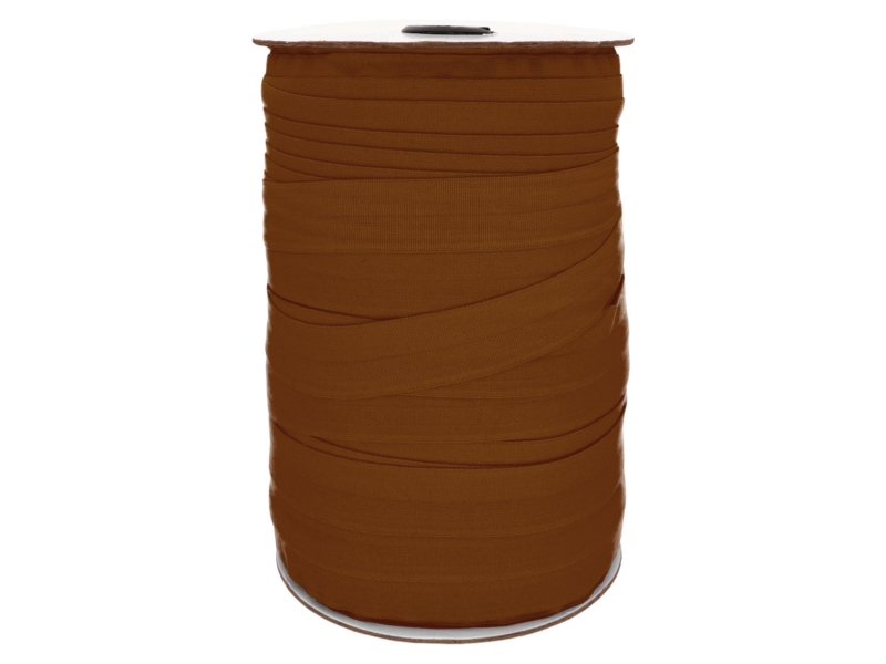 Fold-over elastic 20 mm /0,65 mm brown (714)