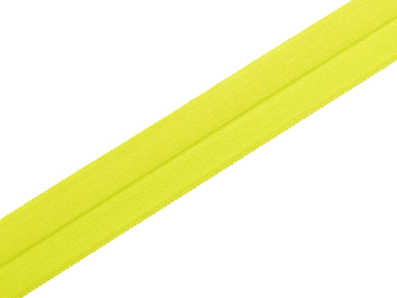 Fold-over elastic 20 mm /0,65 mm lemon yellow (516)