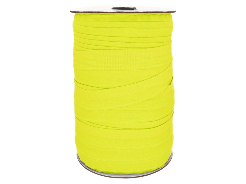 Fold-over elastic 20 mm /0,65 mm lemon yellow (516)