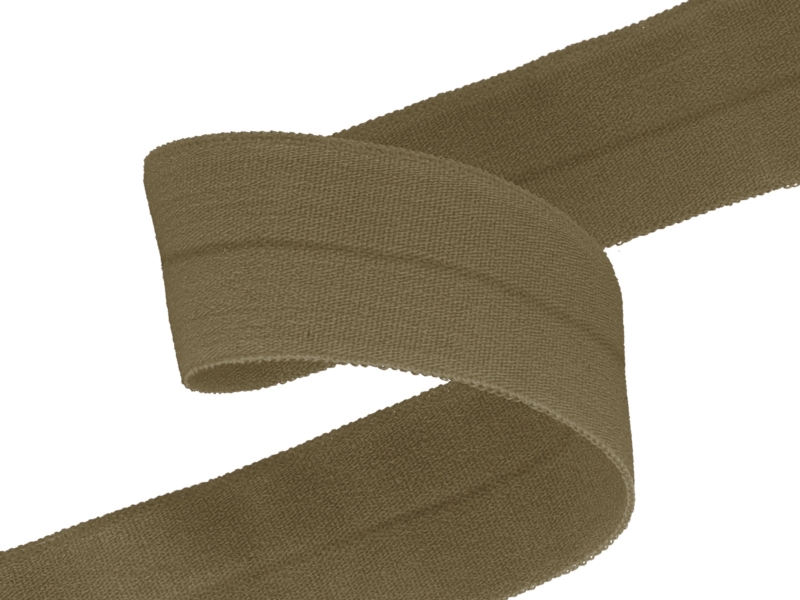 Elastisches Einfassband 20 mm/0,65 mm Dunkelbeige (810)