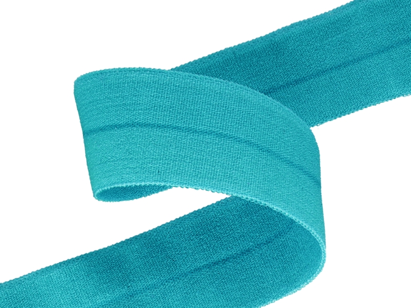 Fold-over elastic 20 mm /0,65 mm blue (822)
