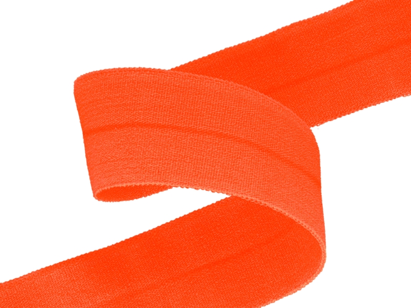 Fold-over elastic 20 mm /0,65 mm juicy orange (665)