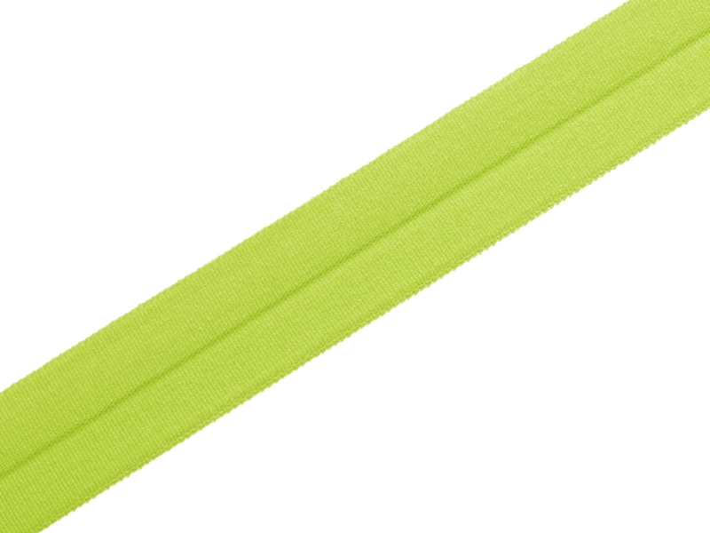 Fold-over elastic 20 mm /0,65 mm yellow-green (589)