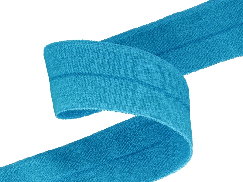 Fold-over elastic 20 mm /0,65 mm blue (643)