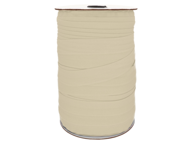 Fold-over elastic 20 mm /0,65 mm dark grey-brown (573)