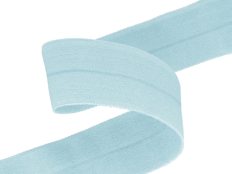 Fold-over elastic 20 mm /0,65 mm light blue (351)