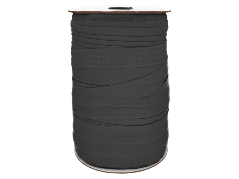 Fold-over elastic 20 mm /0,65 mm dark grey (306) Fold-over elastic 20 mm /0,65 mm dark grey (306)