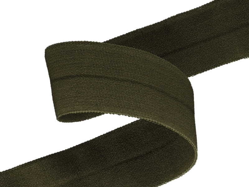 Elastisches Einfassband 20 mm/0,65 mm Oliv (305) Elastisches Einfassband 20 mm/0,65 mm Oliv (305)